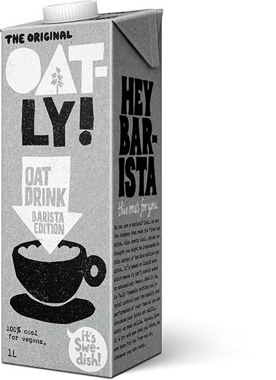 Oatly Swedish Oat Drink - Barista Edition (1 lt/pack)(vegan)